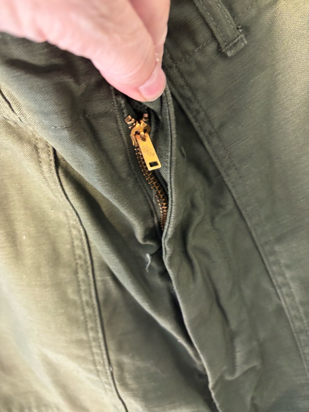 Vintage 1950’s Men's Army Trouser Pants - Picture 2 of 6